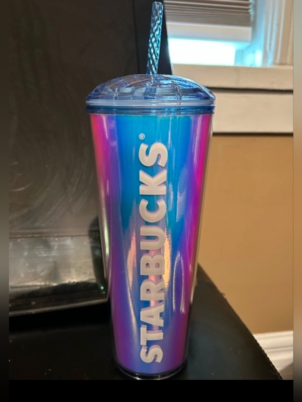 Starbucks Iridescent Blue and Purple Cold Cup